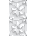 Carrelage sol et mur en grès cérame motif 3D Fleur Tropicale 