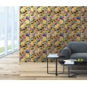 Carrelage sol et mur en grès cérame motif Sauvage Toucan