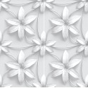 Carrelage sol et mur en grès cérame motif 3D Fleur Tropicale 