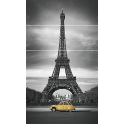 Carrelage mural en faïence déco Paris Tour Eiffel