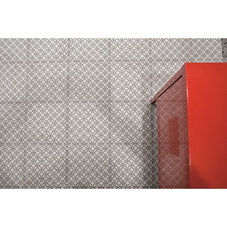 Carrelage sol et mur en grès cérame émaillé motif Retro 1